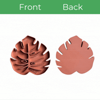 Tera Sausr - Leaf-shaped Pot Saucer - Drip tray for houseplants - Humidity tray