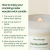 Vanilla Amber Naturally Scented Candle By Plant Therapy