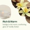 Vanilla Amber Naturally Scented Candle By Plant Therapy