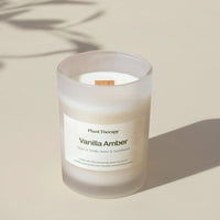 Vanilla Amber Naturally Scented Candle By Plant Therapy