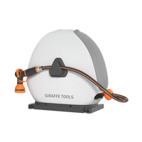 Ground-Mounted Retractable Hose Reel Made By Giraffe Tools