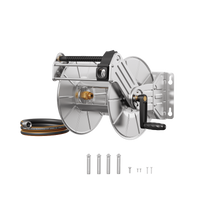 Wall Mounted Hose Reel-Stainless Steel-Heavy Duty Made By Giraffe Tools