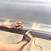 6.5 ft Long Aluminum Greenhouse U Channel Lock For Covering Attachment By Bootstrap Farmer