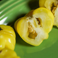Yellow Brazilian Starfish Pepper Seeds, Fruity Chilis, Garden Vegetables