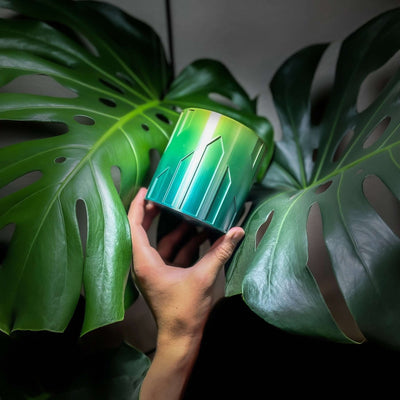 Art Deco Tower Planter In Many Colors & Sizes