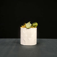 Art Deco Tower Planter In Many Colors & Sizes