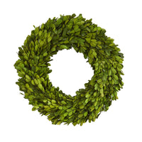 14” Preserved Boxwood Artificial Wreath