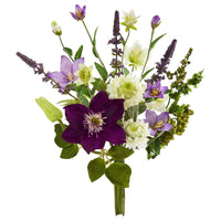 16” Mixed Artificial Flower Bouquet (Set of 4)