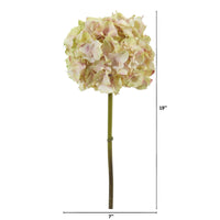 19” Hydrangea Artificial Flower (Set of 6)