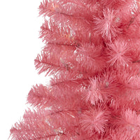 2’ Pink Artificial Christmas Tree with 35 LED Lights and 72 Bendable Branches
