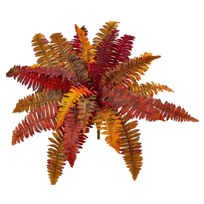 20” Autumn Boston Fern Artificial Plant (Set of 3)