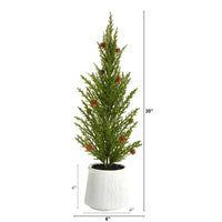 20'' Cedar Pine “Natural Look” Artificial Christmas Tree