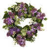 20" Artificial Hanel Lilac Wreath