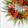 20" Mixed Flower Artificial Wreath