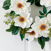 22" Magnolia Artificial Wreath