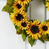 22" Sunflower Artificial Wreath