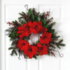 24” Amaryllis Artificial Wreath