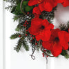 24” Amaryllis Artificial Wreath
