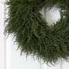 24” Cedar Artificial Wreath
