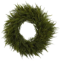 24” Cedar Artificial Wreath