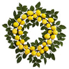 24” Lemon Artificial Wreath