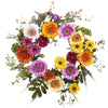 26” African Sunflower Artificial Wreath