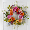 26” African Sunflower Artificial Wreath
