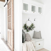 28” Christmas Pine, Eucalyptus, and Berries Metal Circlet Artificial Wreath