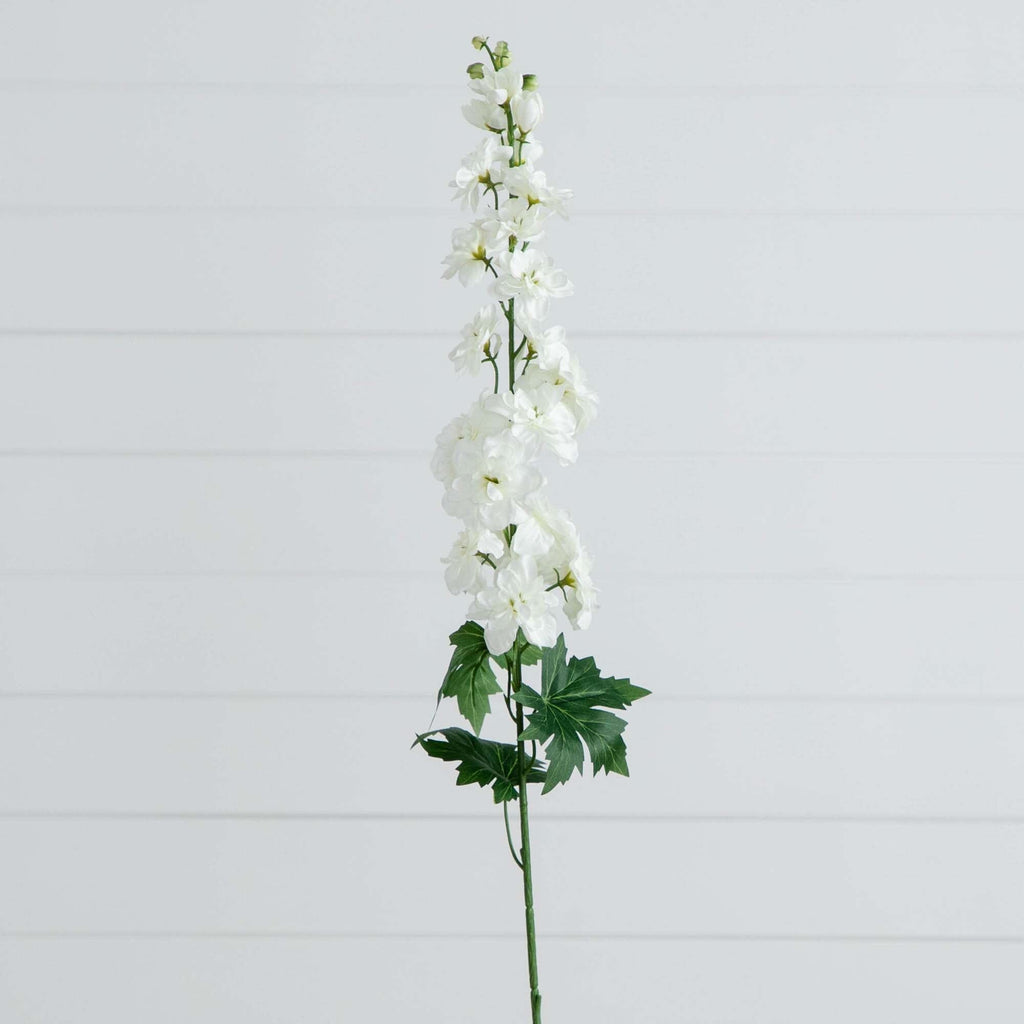 39" Artificial Delphinium Flower Stems- Set of 3