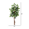 4’ Artificial Double Trunk Ficus Tree (No Pot)
