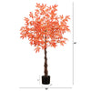 4’ Autumn Vibrant Maple Artificial Fall Tree