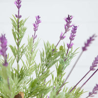 4' Lavender Artificial Topiary Silk Tree