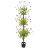 4' Lavender Artificial Topiary Silk Tree