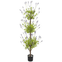 4' Lavender Artificial Topiary Silk Tree