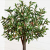 4.5' Artificial Olive Double Topiary Silk Tree
