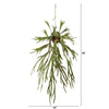 50” Staghorn Artificial Hanging Plant