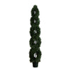 7' Double Pond Cypress Spiral Artificial Topiary UV Resistant (Indoor/Outdoor)