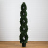 7' Double Pond Cypress Spiral Artificial Topiary UV Resistant (Indoor/Outdoor)