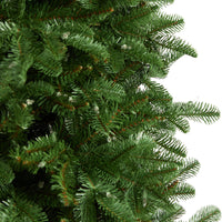 7’ South Carolina Fir Artificial Christmas Tree with 550 Clear LED Lights and 2078 Bendable Branches