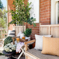 Artificial Geraniums Bush UV Resistant (Set of 3)