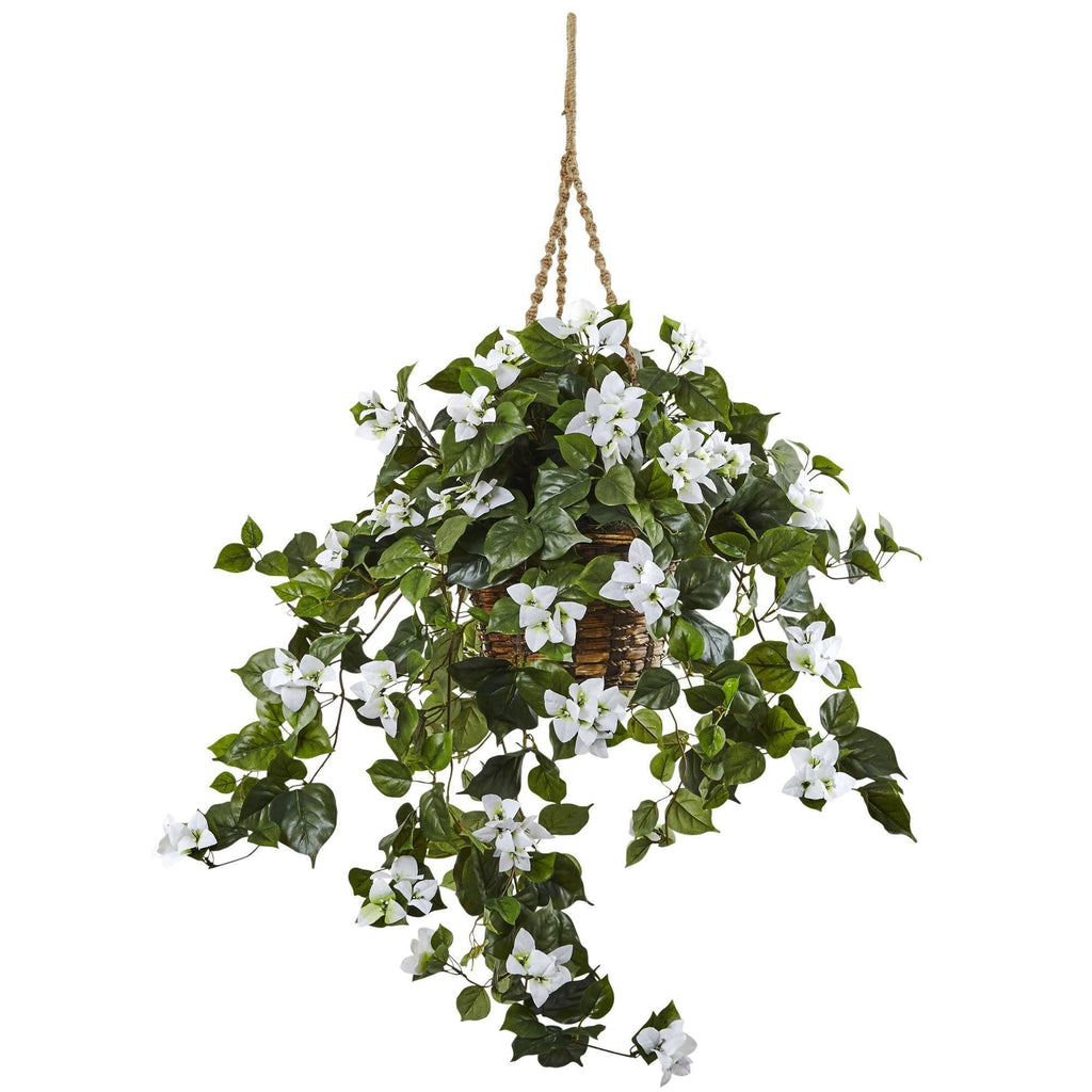 Artificial Bougainvillea Hanging Basket