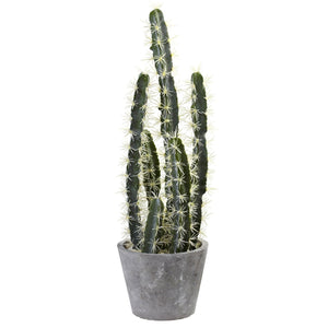Decorative Artificial Cactus Garden With Cement Planter