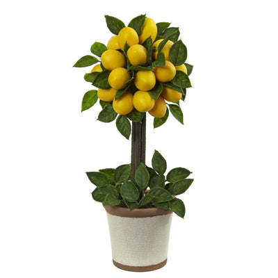 Artificial Lemon Ball Topiary Arrangement