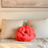 Camellia Plant Plush, 17" Flower Pillow~ 3 Color Choices