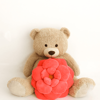 Camellia Plant Plush, 17" Flower Pillow~ 3 Color Choices