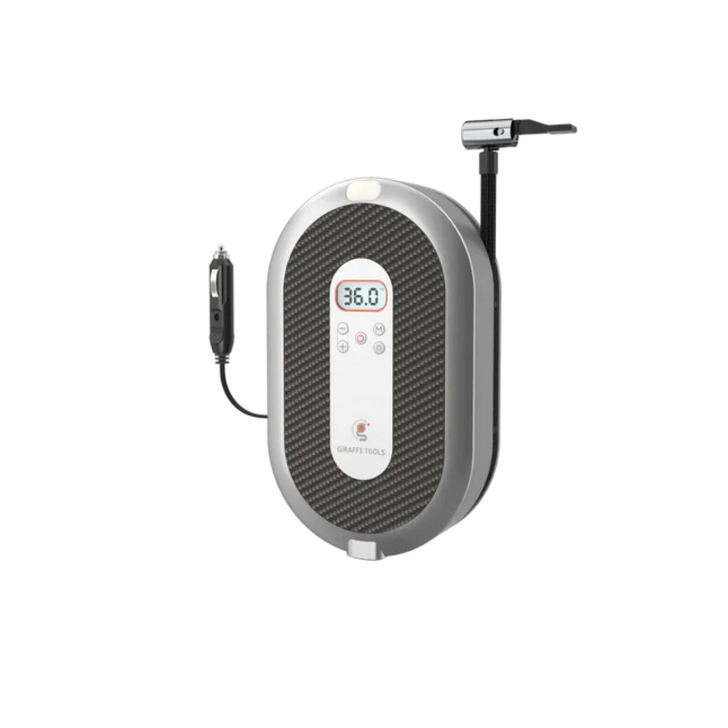 Retractable Tire Inflator for Trackers / Wheelbarrows / Cars / Toys   Made By Giraffe Tools