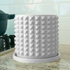 Cubist Planter with Drainage, Pick Your Color & Size