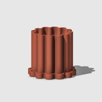 Funky Flow Planter with Drainage and Unique Tray, Pick & Choose Your Color
