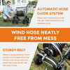 Heavy Duty Garden Hose Reel Cart - 4 Wheels - Made By Giraffe Tools