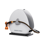 Ground-Mounted Retractable Hose Reel Made By Giraffe Tools